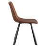 Ava | Metal Modern PU Leather Dining Chairs | Set Of 2