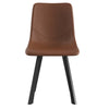 Ava | Metal Modern PU Leather Dining Chairs | Set Of 2
