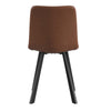 Ava | Metal Modern PU Leather Dining Chairs | Set Of 2