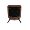 Ava | Metal Modern PU Leather Dining Chairs | Set Of 2