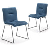Bartlett | Industrial Teal Velvet Dining Chairs | Set Of 2