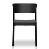 Bayville | Natural Black Coastal Wooden Dining Chairs | Set Of 2
