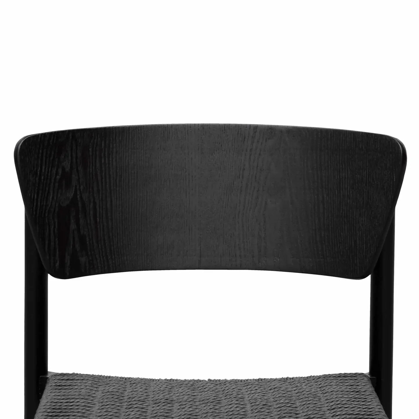 Bayville | Natural Black Coastal Wooden Dining Chairs | Set Of 2 | Black