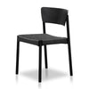 Bayville | Natural Black Coastal Wooden Dining Chairs | Set Of 2