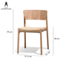 Bayville | Natural Coastal Wooden Dining Chairs | Set Of 2