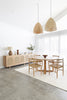 Beachmere | Natural Woven Coastal Wooden Dining Chair