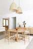Beachmere | Natural Woven Coastal Wooden Dining Chair