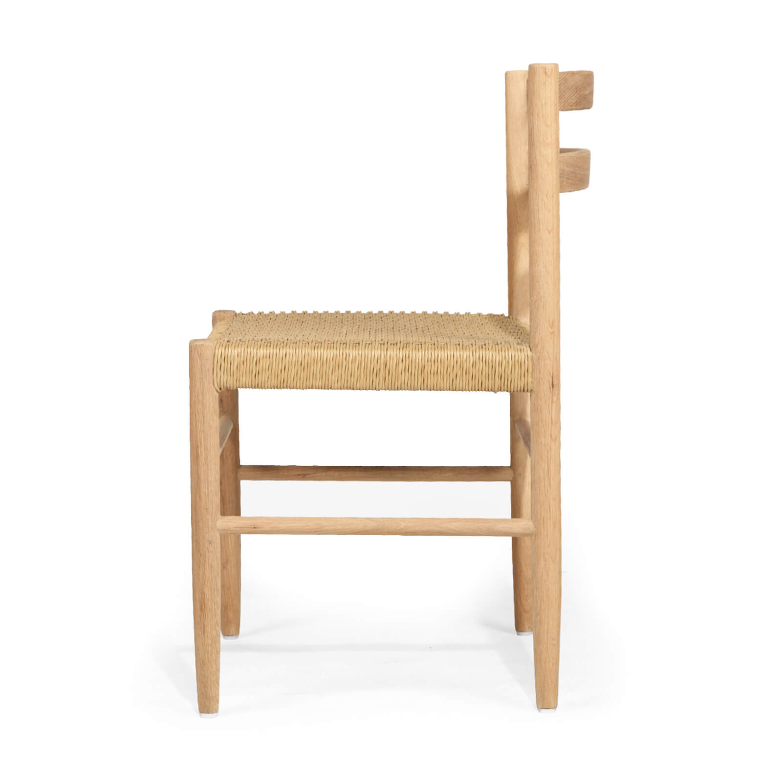 Beachmere | Natural Woven Coastal Wooden Dining Chair | Natural