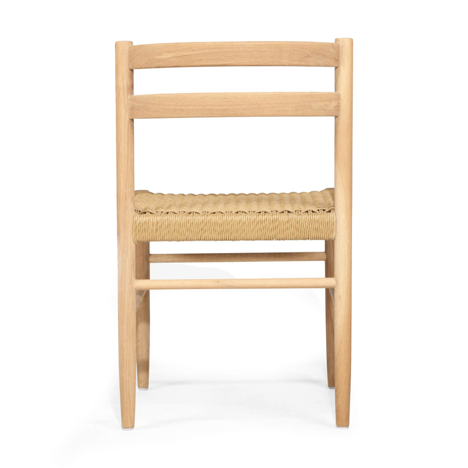 Beachmere | Natural Woven Coastal Wooden Dining Chair | Natural