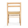 Beachmere | Natural Woven Coastal Wooden Dining Chair
