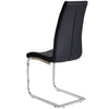 Belair | Modern, Metal PU Leather Dining Chairs | Set Of 4