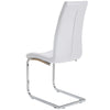 Belair | Modern, Metal PU Leather Dining Chairs | Set Of 4