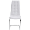 Belair | Modern, Metal PU Leather Dining Chairs | Set Of 4