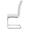 Belair | Modern, Metal PU Leather Dining Chairs | Set Of 4