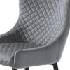 Berkshire | Blue, Grey Modern, Velvet Dining Chairs | Set Of 2