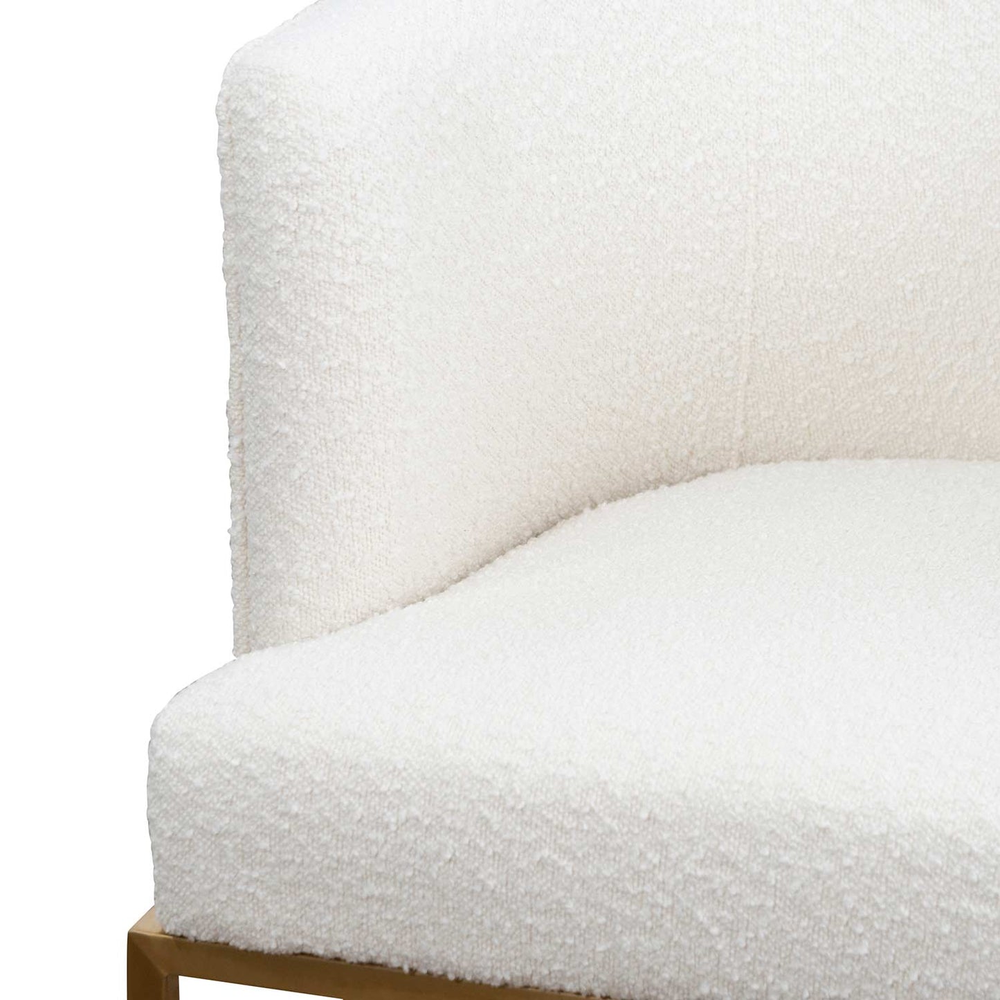 Beverly | Black, Hollywood Style Velvet Dining Chair | White