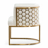 Beverly |  Hollywood Style Boucle Velvet Dining Chair