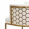 Beverly |  Hollywood Style Boucle Velvet Dining Chair
