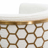 Beverly |  Hollywood Style Boucle Velvet Dining Chair
