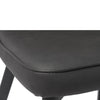 Bordeaux dark grey PU Leather Modern Dining Chair