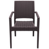 Bridgeport | Modern, Stackable, Plastic Indoor / Outdoor Dining Chair | Set Of 2
