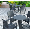 Bridgeport | Modern, Stackable, Plastic Indoor / Outdoor Dining Chair | Set Of 2