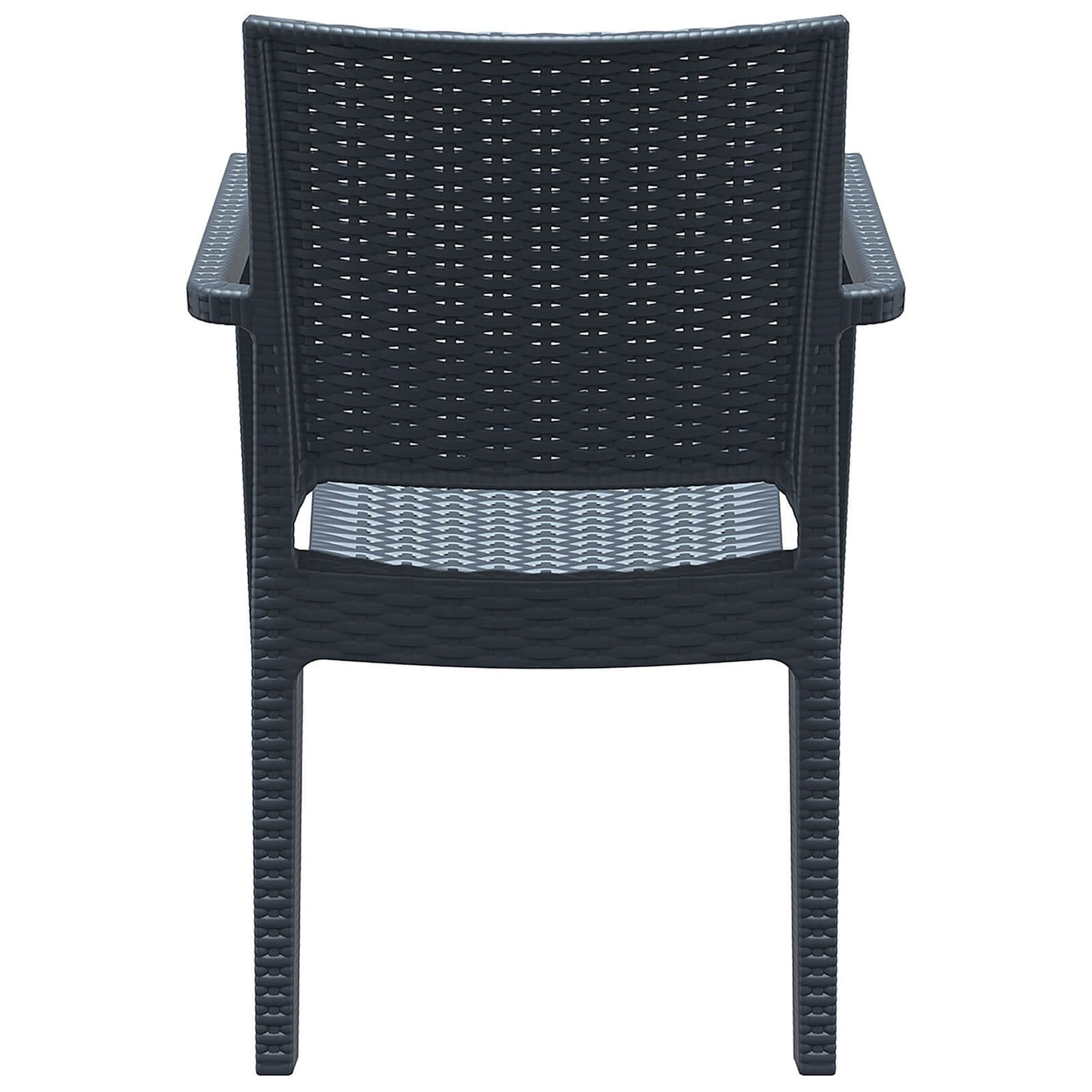 Bridgeport | Modern, Stackable, Plastic Indoor / Outdoor Dining Chair | Set Of 2