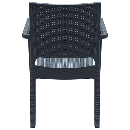Bridgeport | Modern, Stackable, Plastic Indoor / Outdoor Dining Chair | Set Of 2