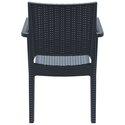 Bridgeport | Modern, Stackable, Plastic Indoor / Outdoor Dining Chair | Set Of 2