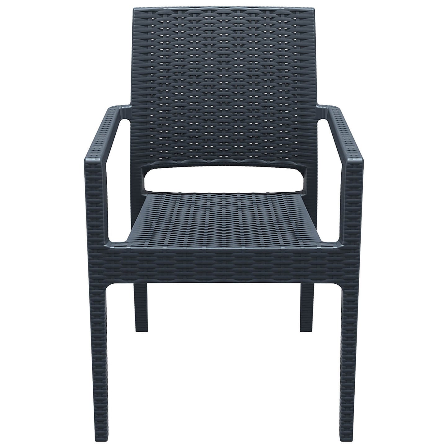 Bridgeport | Modern, Stackable, Plastic Indoor / Outdoor Dining Chair | Set Of 2