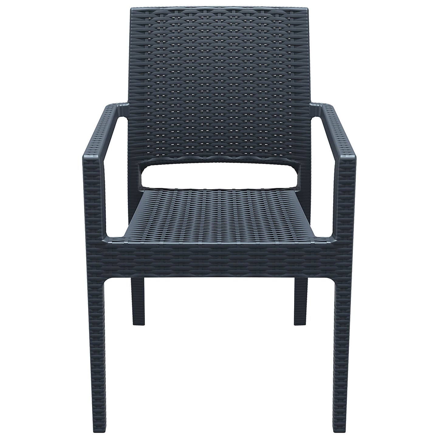 Bridgeport | Modern, Stackable, Plastic Indoor / Outdoor Dining Chair | Set Of 2