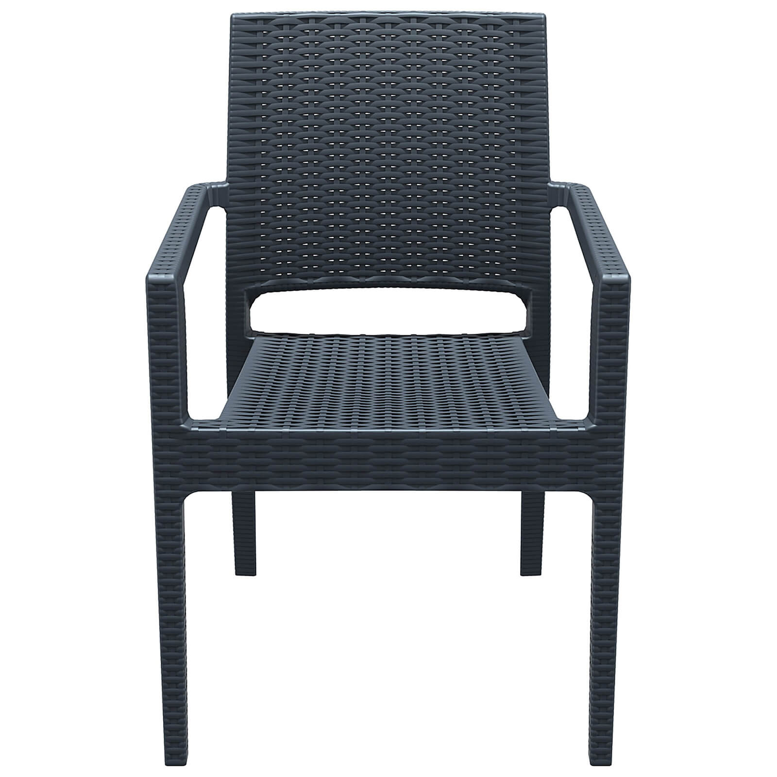 Bridgeport | Modern, Stackable, Plastic Indoor / Outdoor Dining Chair | Set Of 2