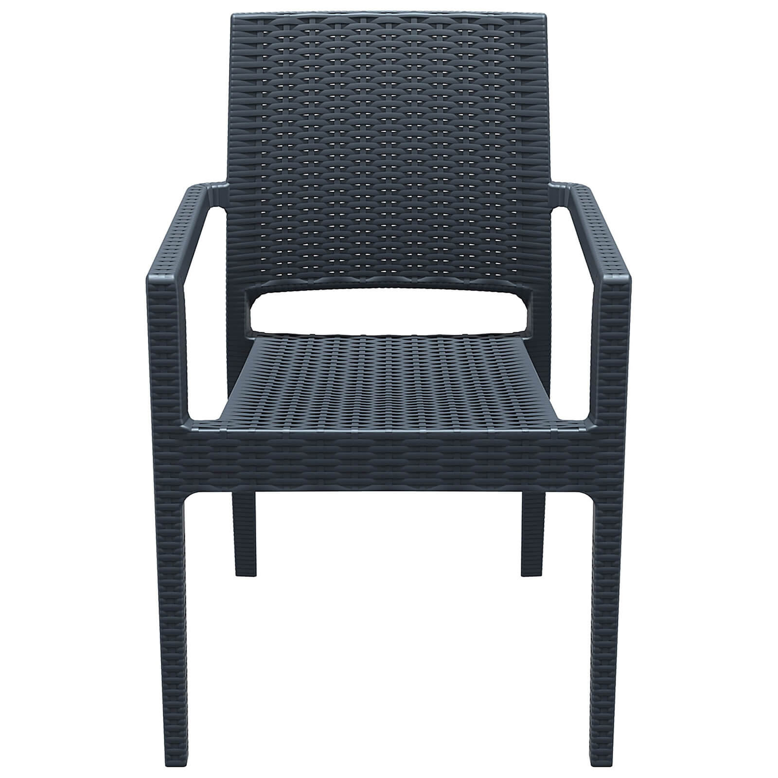 Bridgeport | Modern, Stackable, Plastic Indoor / Outdoor Dining Chair | Set Of 2