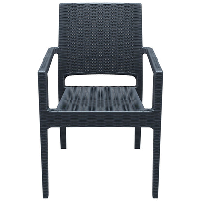 Bridgeport | Modern, Stackable, Plastic Indoor / Outdoor Dining Chair | Set Of 2