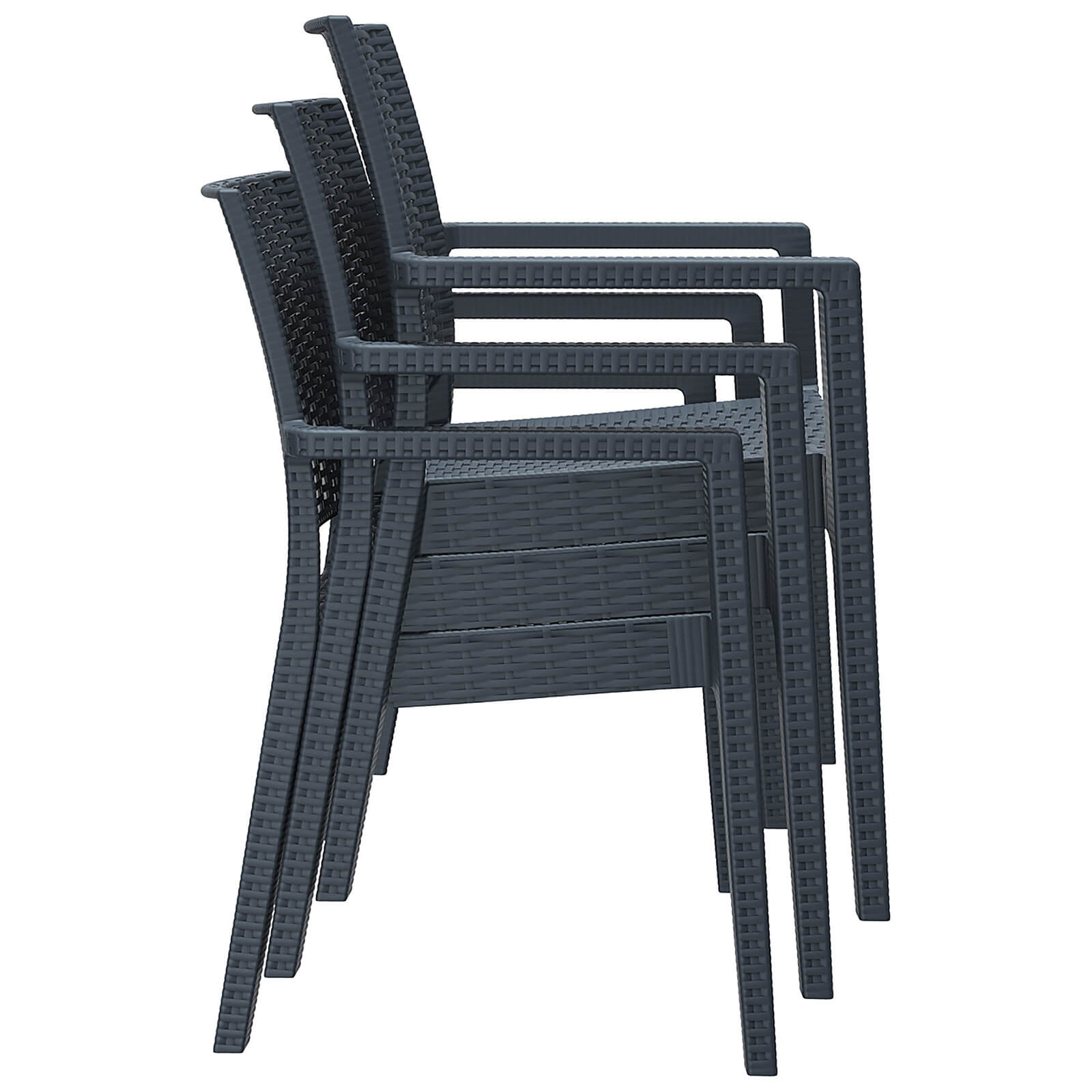 Bridgeport | Modern, Stackable, Plastic Indoor / Outdoor Dining Chair | Set Of 2