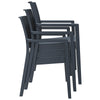 Bridgeport | Modern, Stackable, Plastic Indoor / Outdoor Dining Chair | Set Of 2