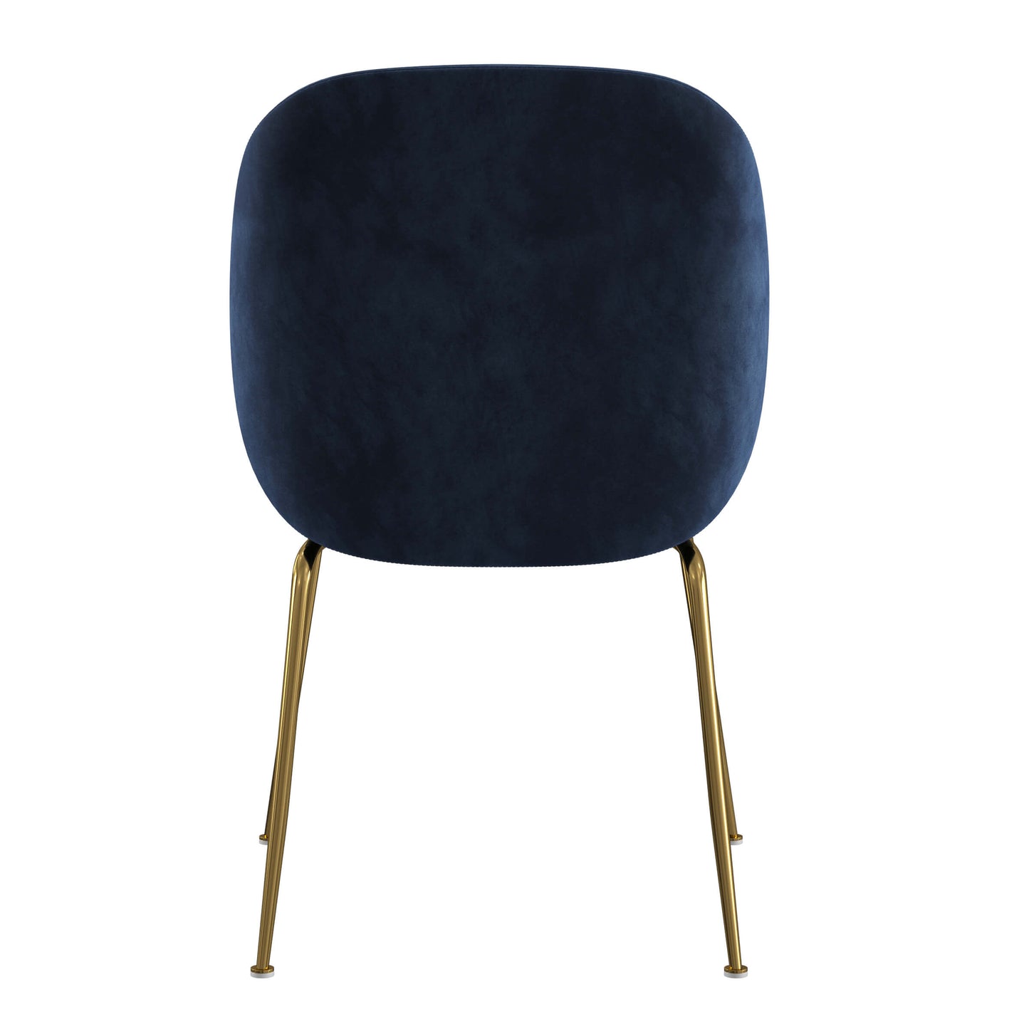 Brookfield Version 1 | Modern Metal Velvet Dining Chairs | Set Of 2 | Blue