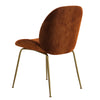 Brookfield | Modern Metal Velvet Dining Chairs | Set Of 2