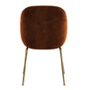 Brookfield | Modern Metal Velvet Dining Chairs | Set Of 2