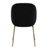 Brookfield | Modern Metal Velvet Dining Chairs | Set Of 2