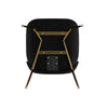Brookfield | Modern Metal Velvet Dining Chairs | Set Of 2