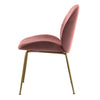Brookfield | Modern Metal Velvet Dining Chairs | Set Of 2