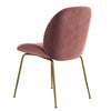 Brookfield | Modern Metal Velvet Dining Chairs | Set Of 2