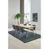 Calwell | Dark Grey Fabric Modern Dining Chair