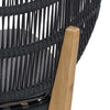 Cascade | Anthracite Grey Coastal Wooden Outdoor Dining Chairs | Set Of 2