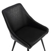 Chesterton | Modern Commercial PU Leather Dining Chairs | Set Of 2