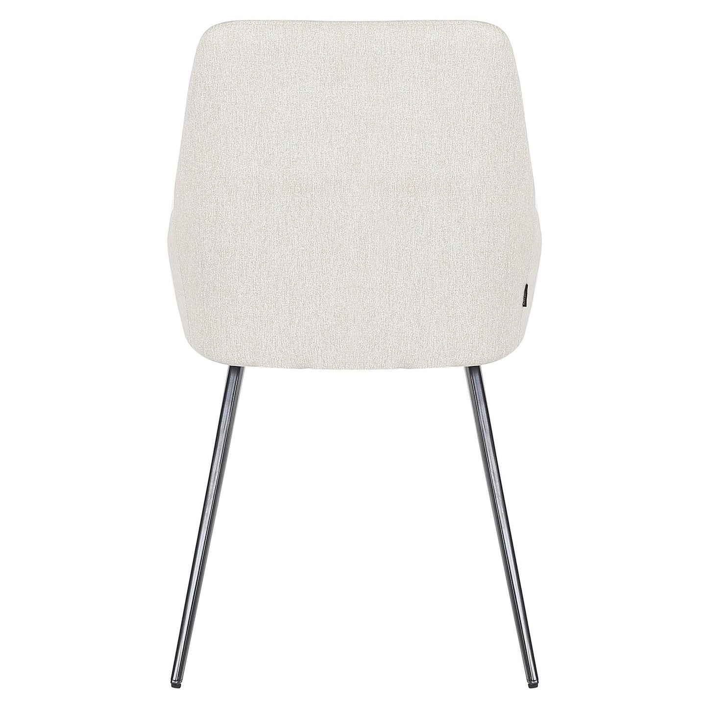 Chesterton | Commercial Stain Resistant Waterproof Fabric Dining Chairs | Set Of 2 | Beige