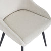 Chesterton | Commercial Stain Resistant Waterproof Fabric Dining Chairs | Set Of 2