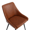 Chesterton | Modern Commercial PU Leather Dining Chairs | Set Of 2