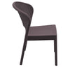 Clovelly | Coastal, Stackable, Plastic Outdoor Dining Chairs | Set Of 2